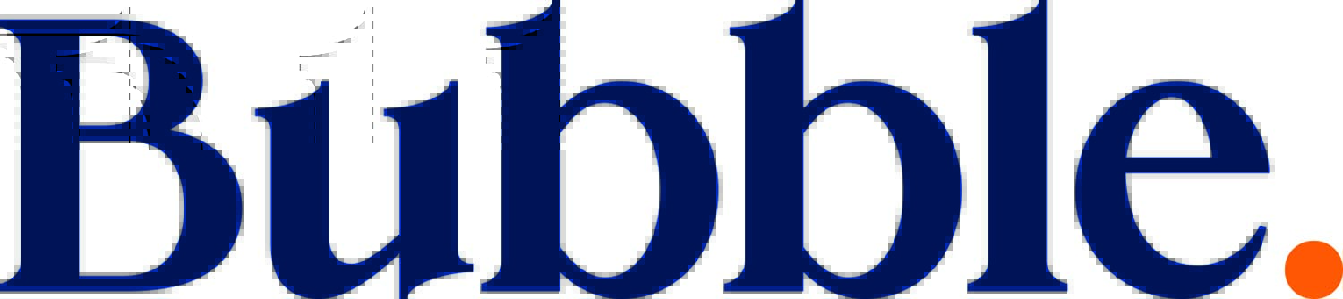 Logo for Bubble